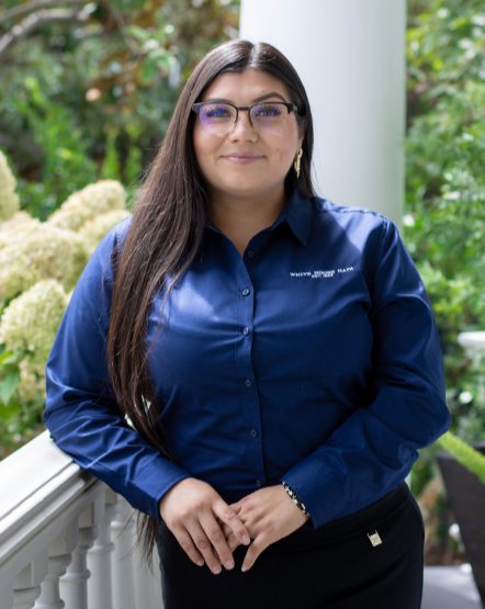team member photographed on location